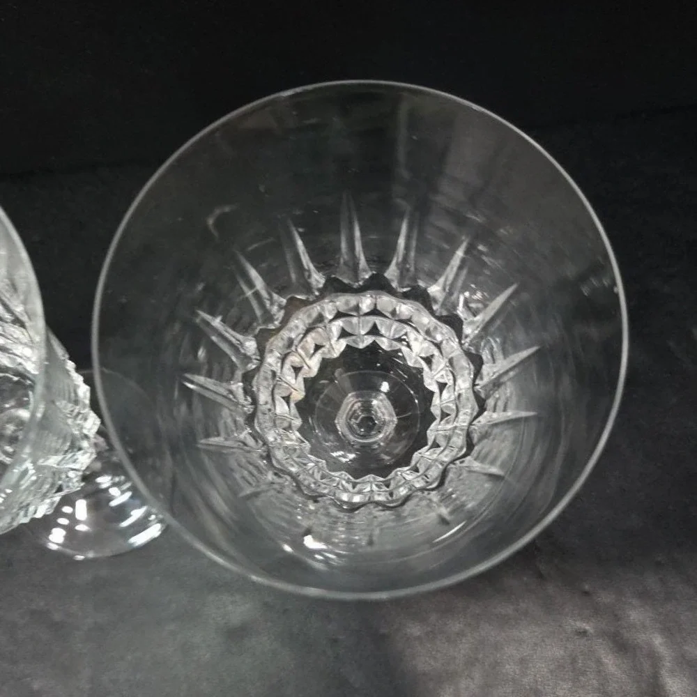 Cristal d'Arques Durand Sherry Glasses, Set of 2, Vintage Elysee‎ Taille Design